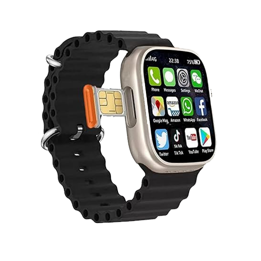 S8 Ultra Smartwatch Pro, 4GB RAM, 64GB storage, GPS, health monitoring.