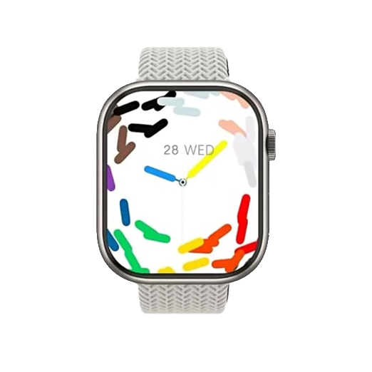 HK 2024 Edition Smartwatch, fitness tracker, heart rate, sleep tracking, Bluetooth calls, (2 Straps)