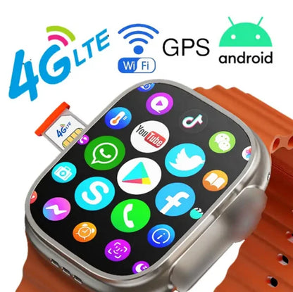 S8 Ultra Smartwatch Pro, 4GB RAM, 64GB storage, GPS, health monitoring.